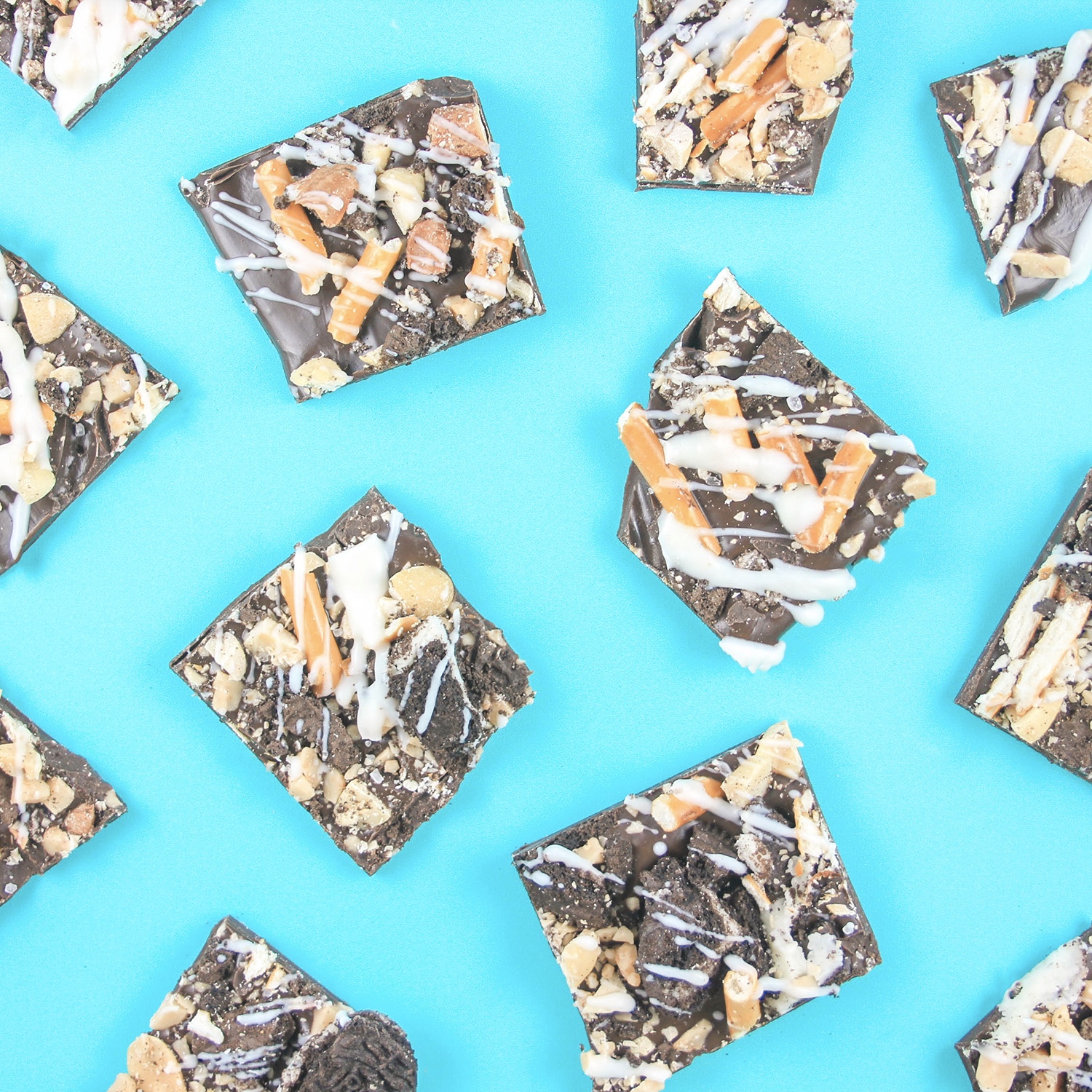 Oreo, Toffee and Peanut Candy Bark Recipe