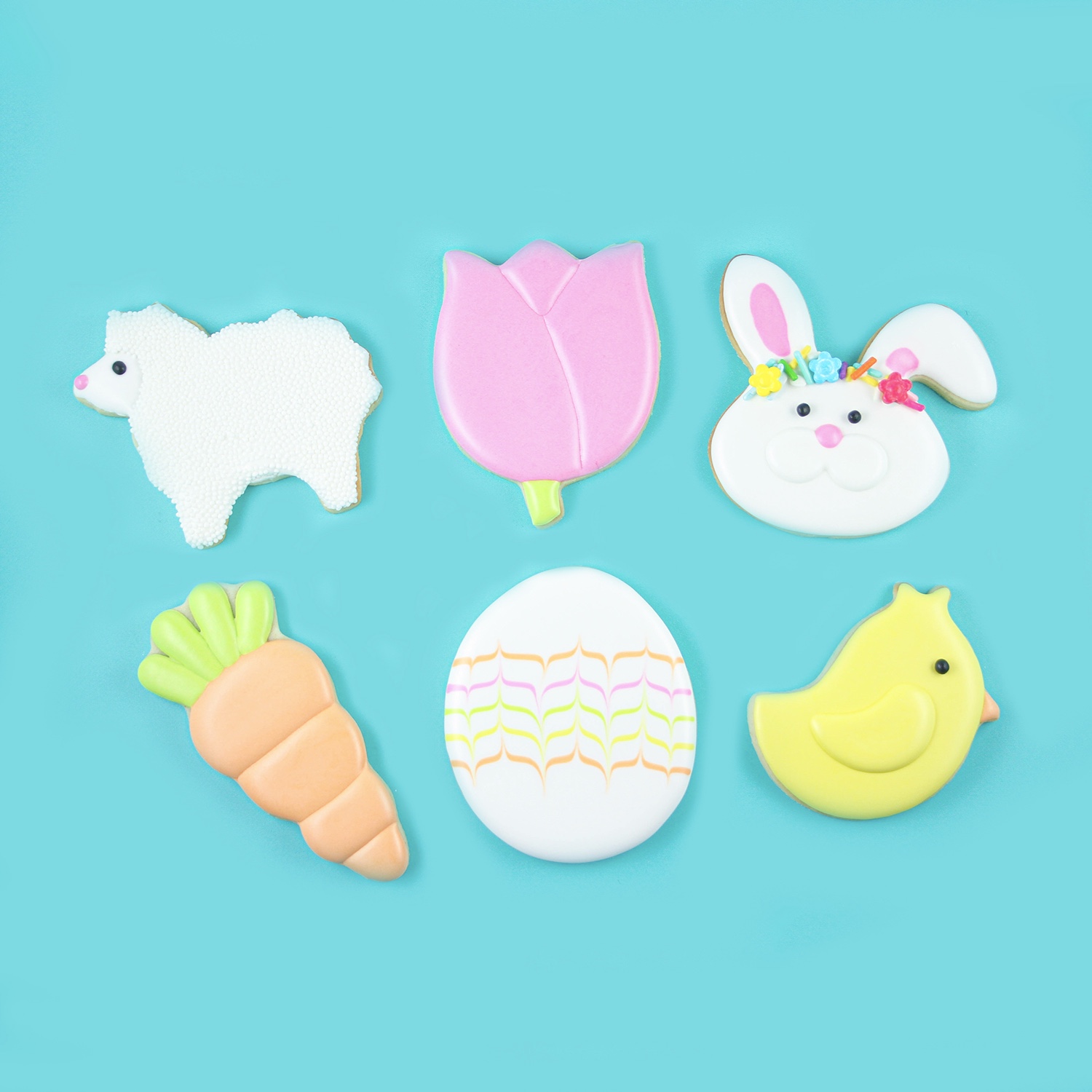 Cute Easter Cookie Set