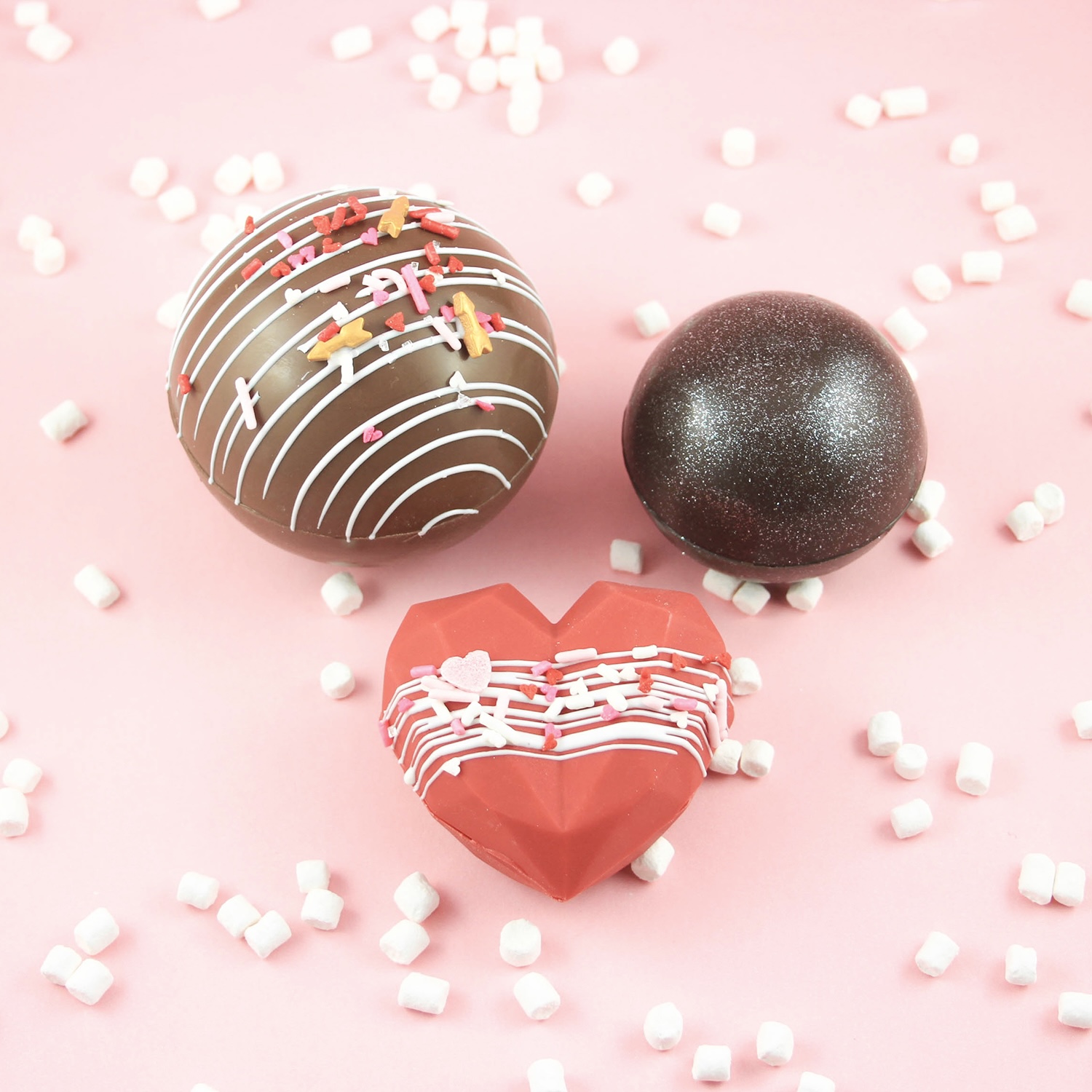 Valentine Hot Chocolate Bombs