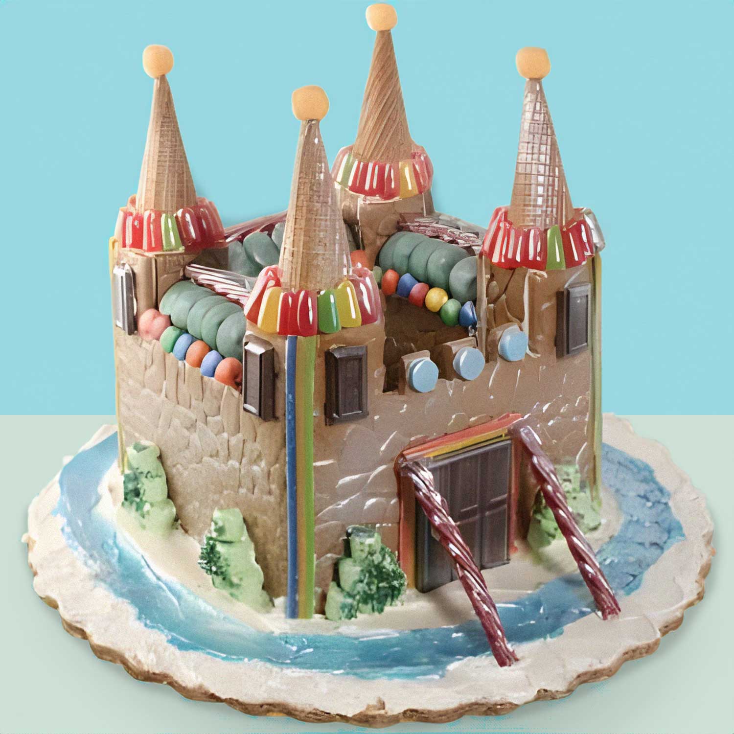 Premium Classic Gingerbread Chateau Kit – Garden Streets