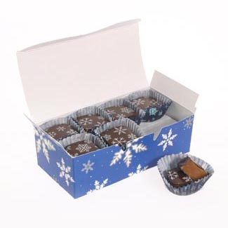 Snowflake Caramel Bites