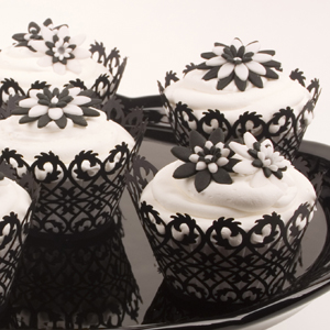 black and white decorating