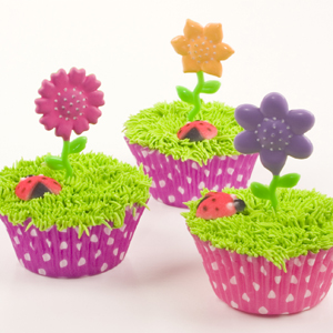 Flower Garden Cupcakes