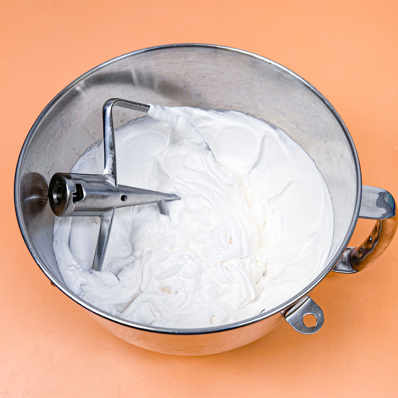 wilton whipped icing mix prepared in mixing bowl