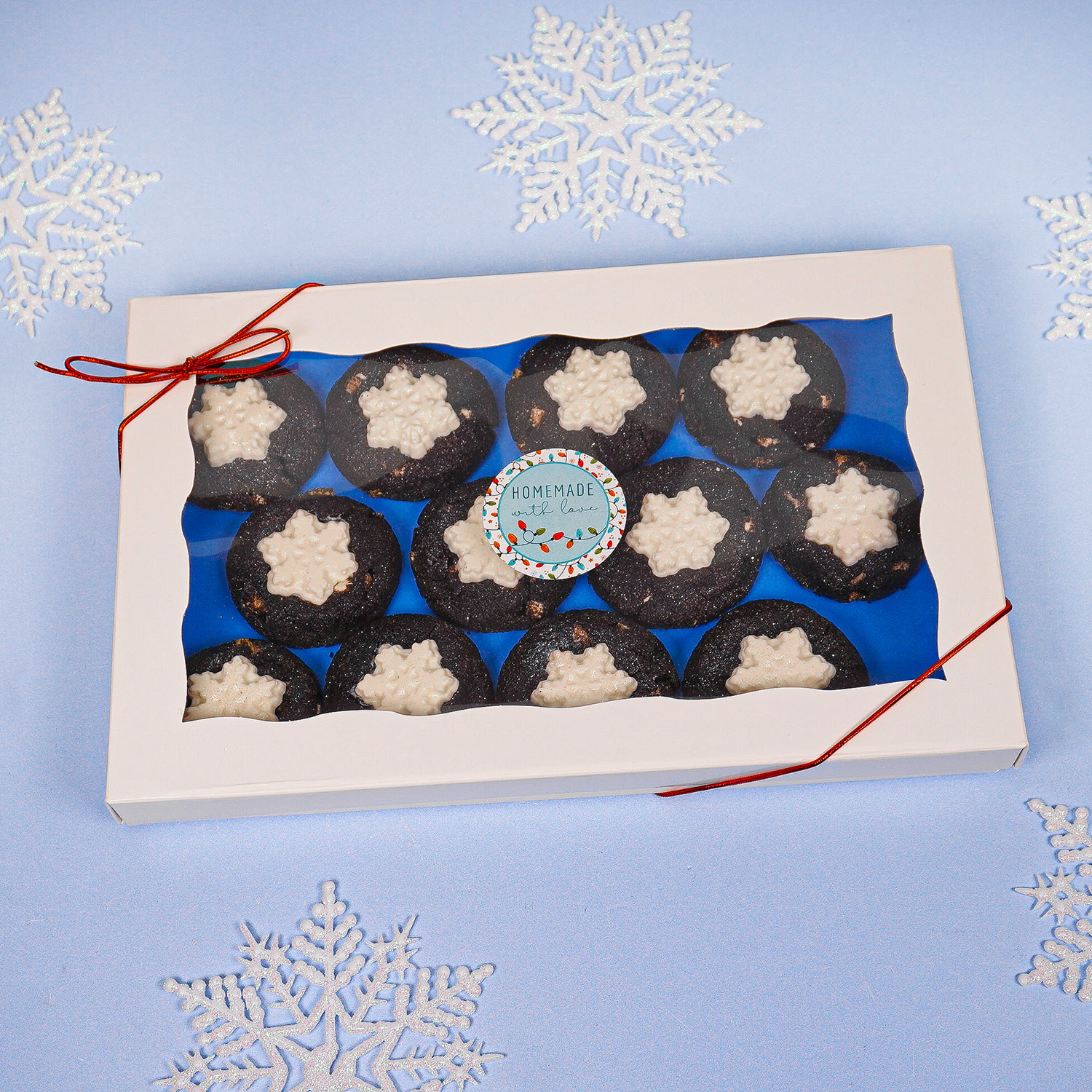 Marshmallow Hot Chocolate Cookies in Box