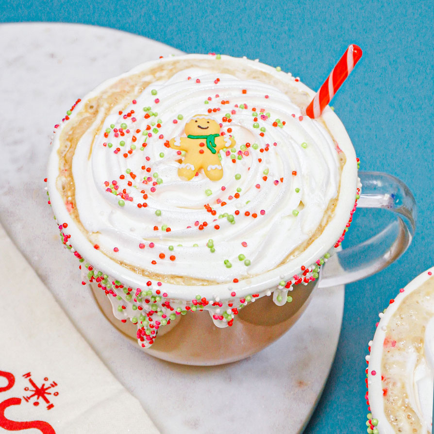 homemade christmas latte