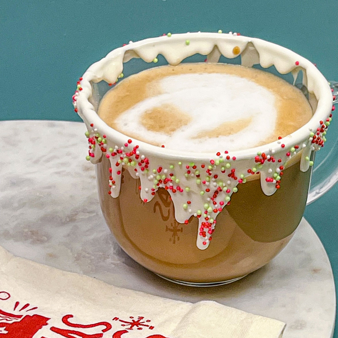 homemade sugar cookie latte