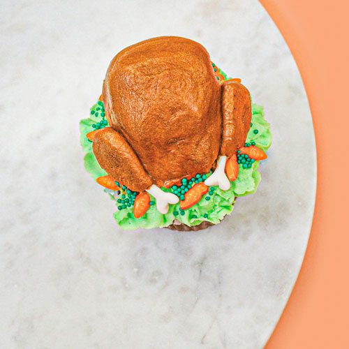 turkey cupcake