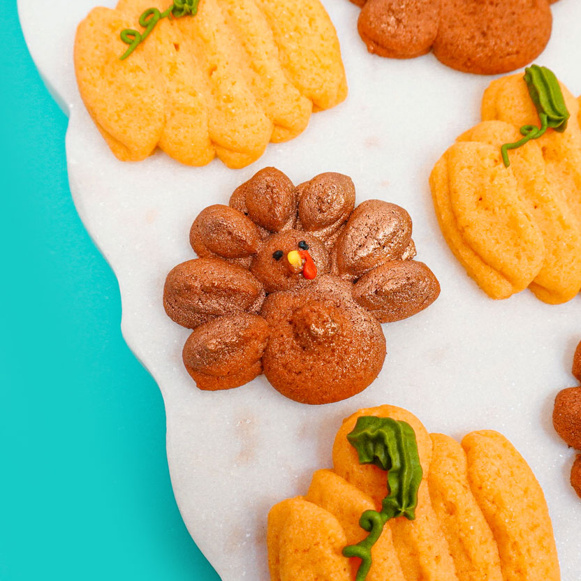 turkey spritz cookie