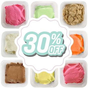 a selection of our premade candy centers ie strawberry, peanut butter, buttercream, chocolate.