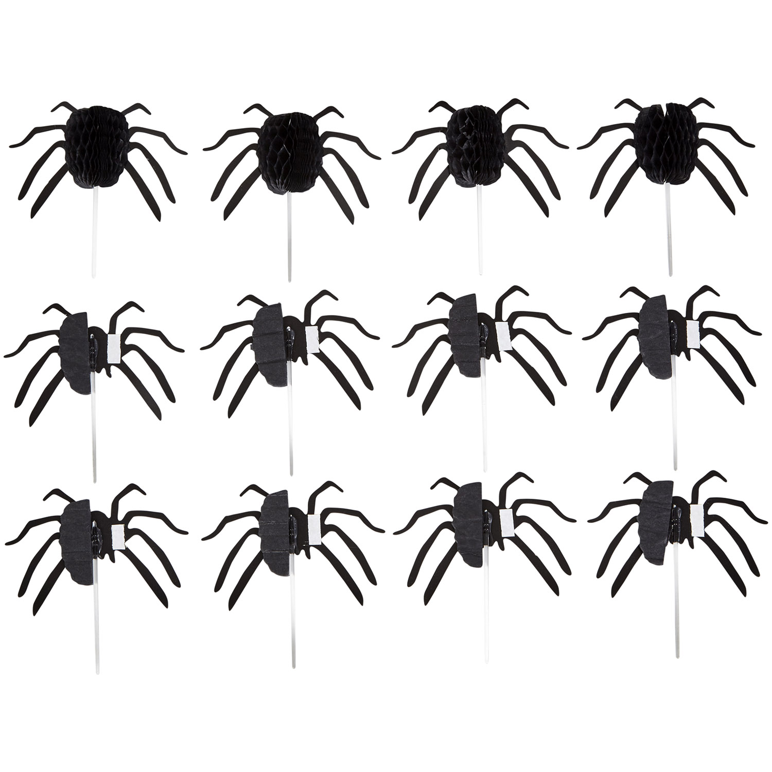 Spider Cupcake Toppers - 2113-4143 | Country Kitchen SweetArt