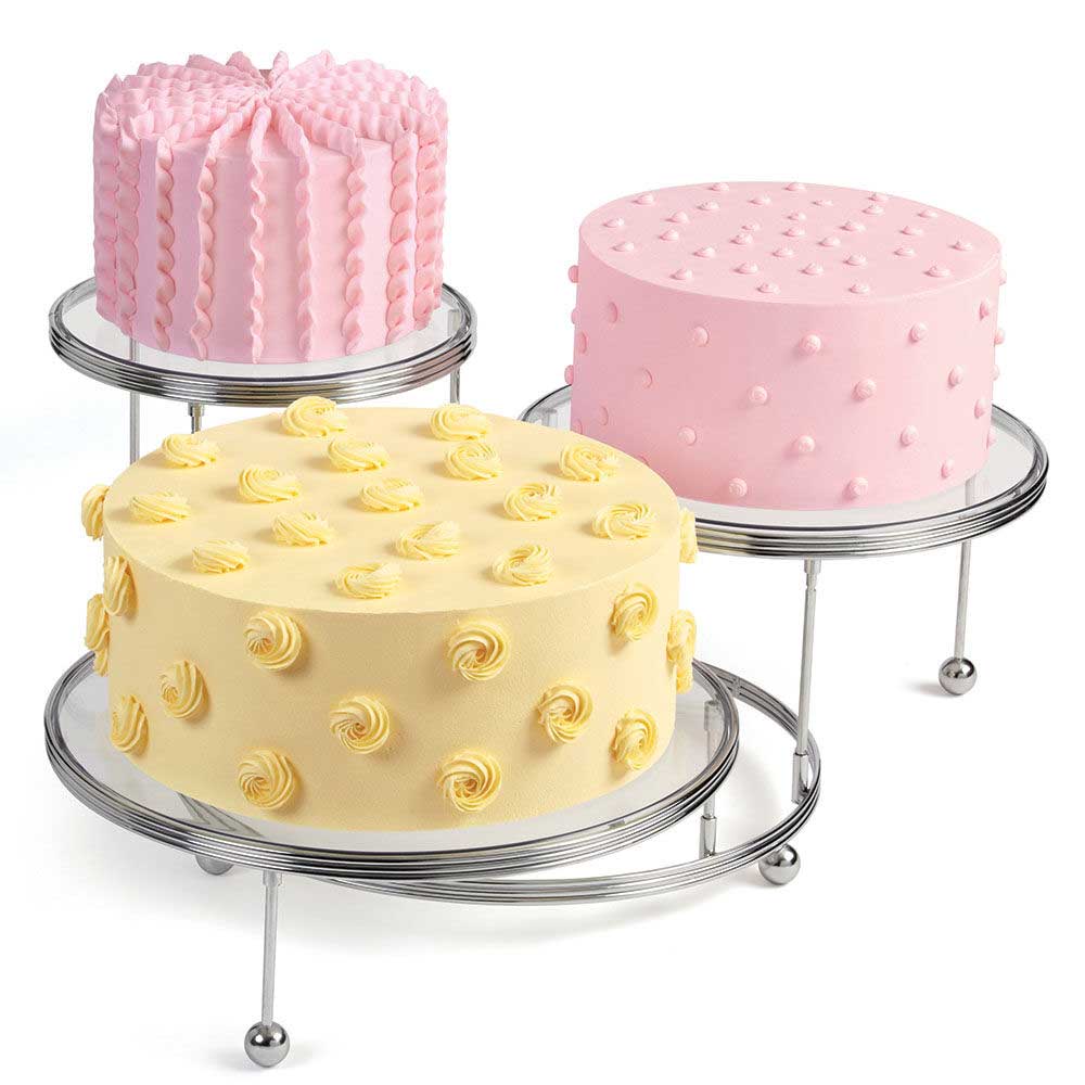 8 Sets Cake Stand Paper Cups Pan Tier Stacking Kit Separator