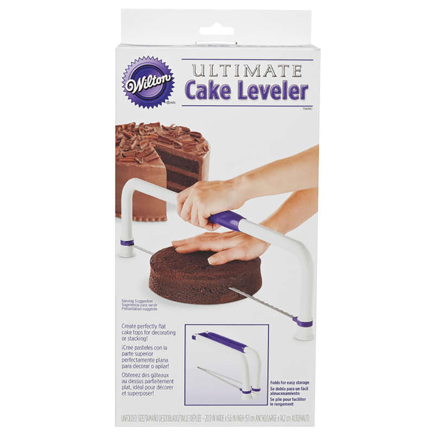 Ultimate Folding Cake Leveler 415800 Country Kitchen SweetArt