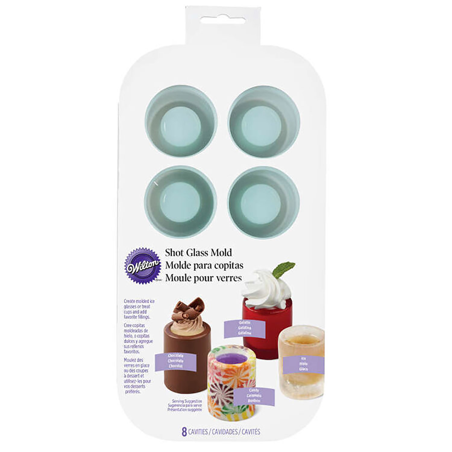 Wilton Silicone Shot Glass Mold: Shop WebstaurantStore