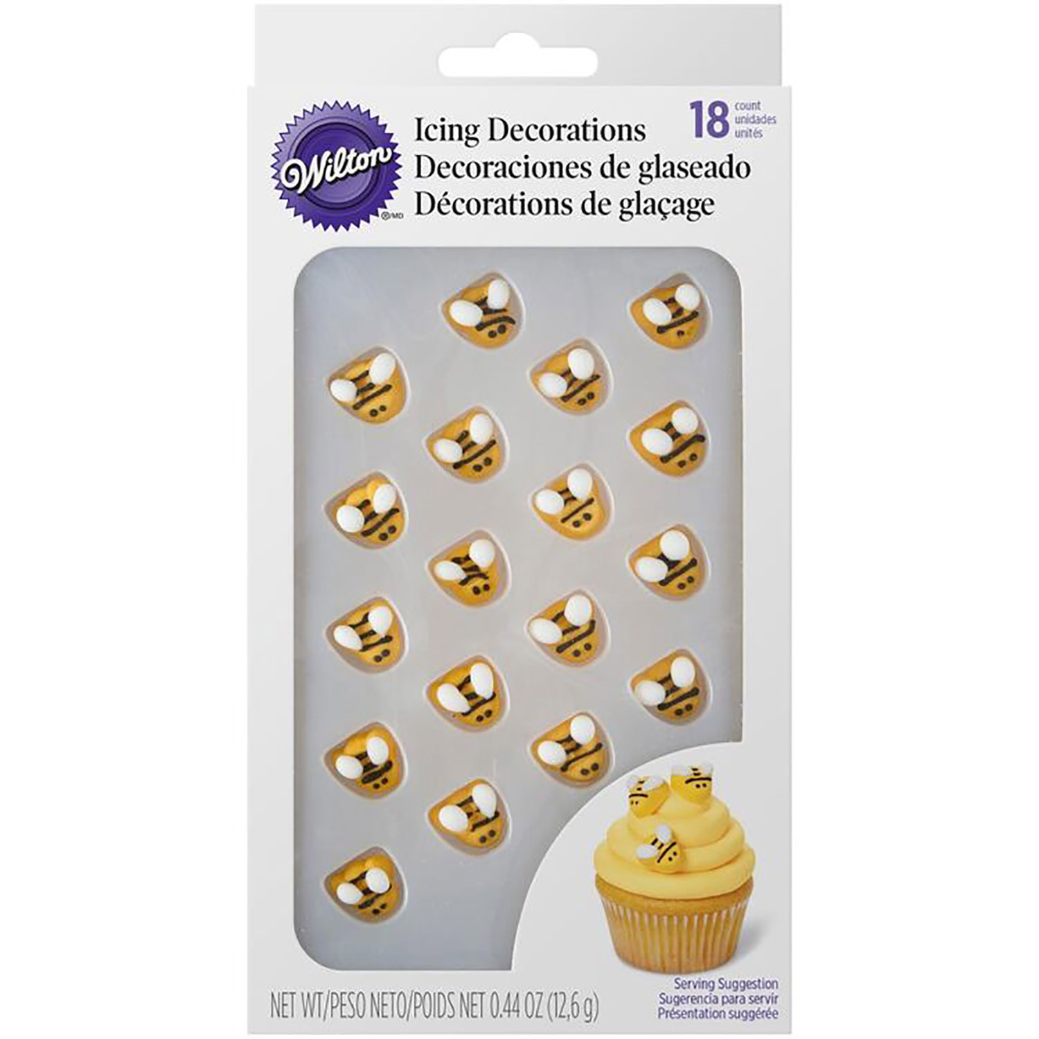 Lucks Sugar Decorations Bumble Bee 24 Count