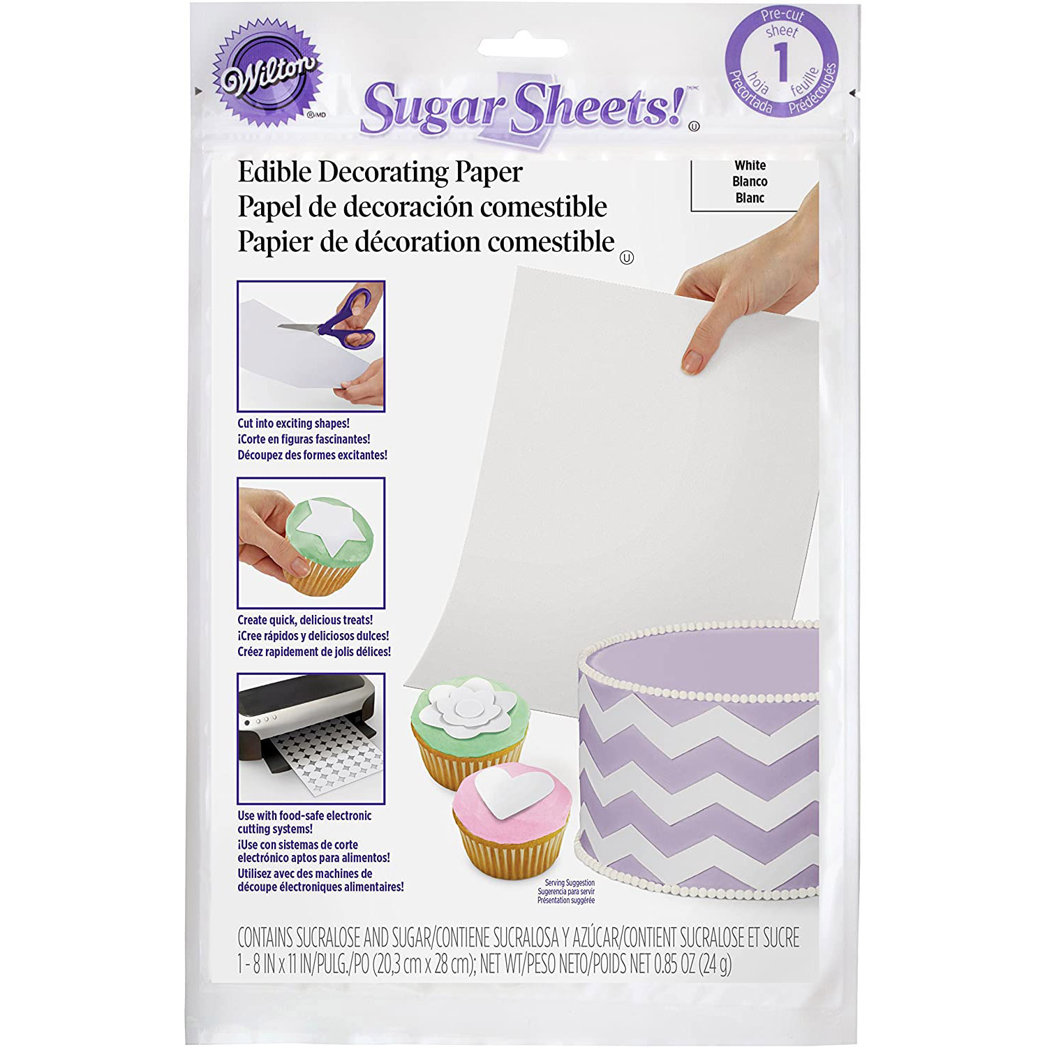 Sugar Sheets™- White - 710-2960 | Country Kitchen SweetArt
