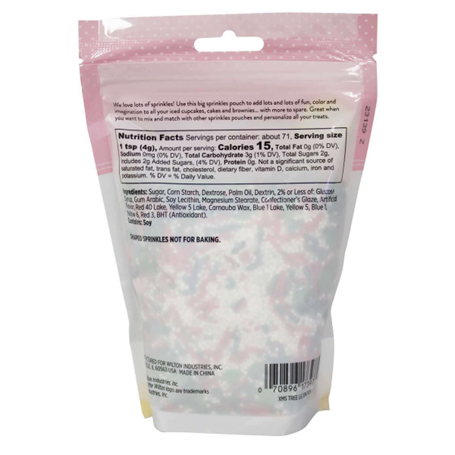  Wilton Purple Unicorn Sprinkles Mix, 10 oz, Non Toxic