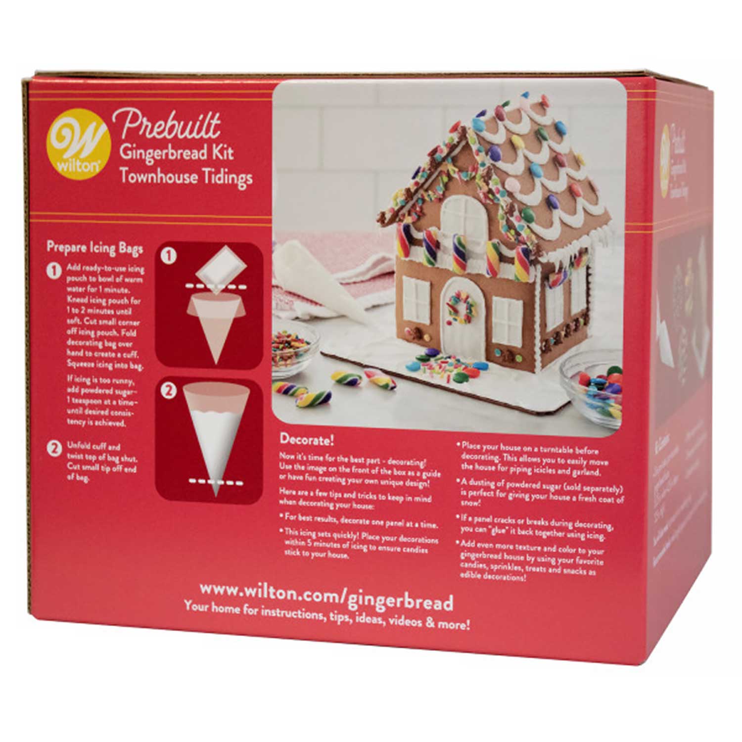 PreBuilt Gingerbread House Kit Country Kitchen SweetArt