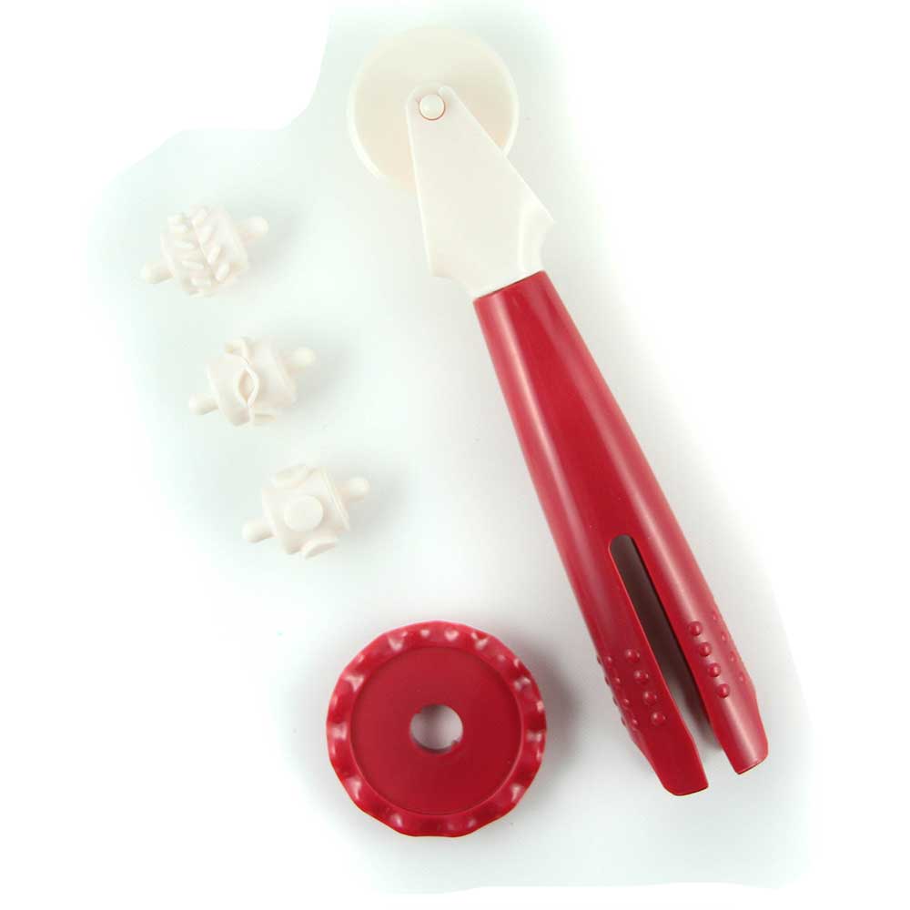 Pie Crust Cutter and Stamp Set Country Kitchen SweetArt