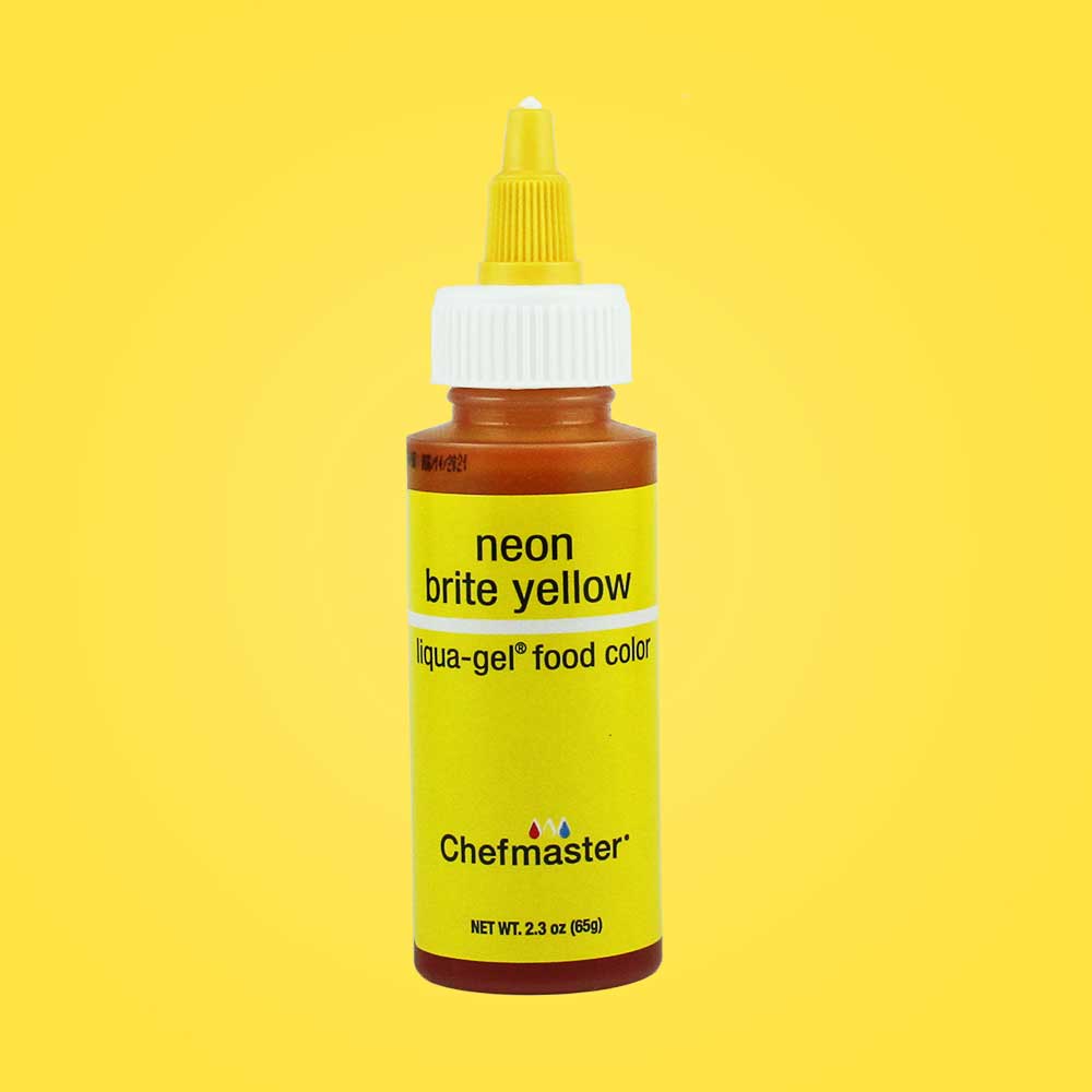 Neon Yellow Chefmaster Gel Food Coloring