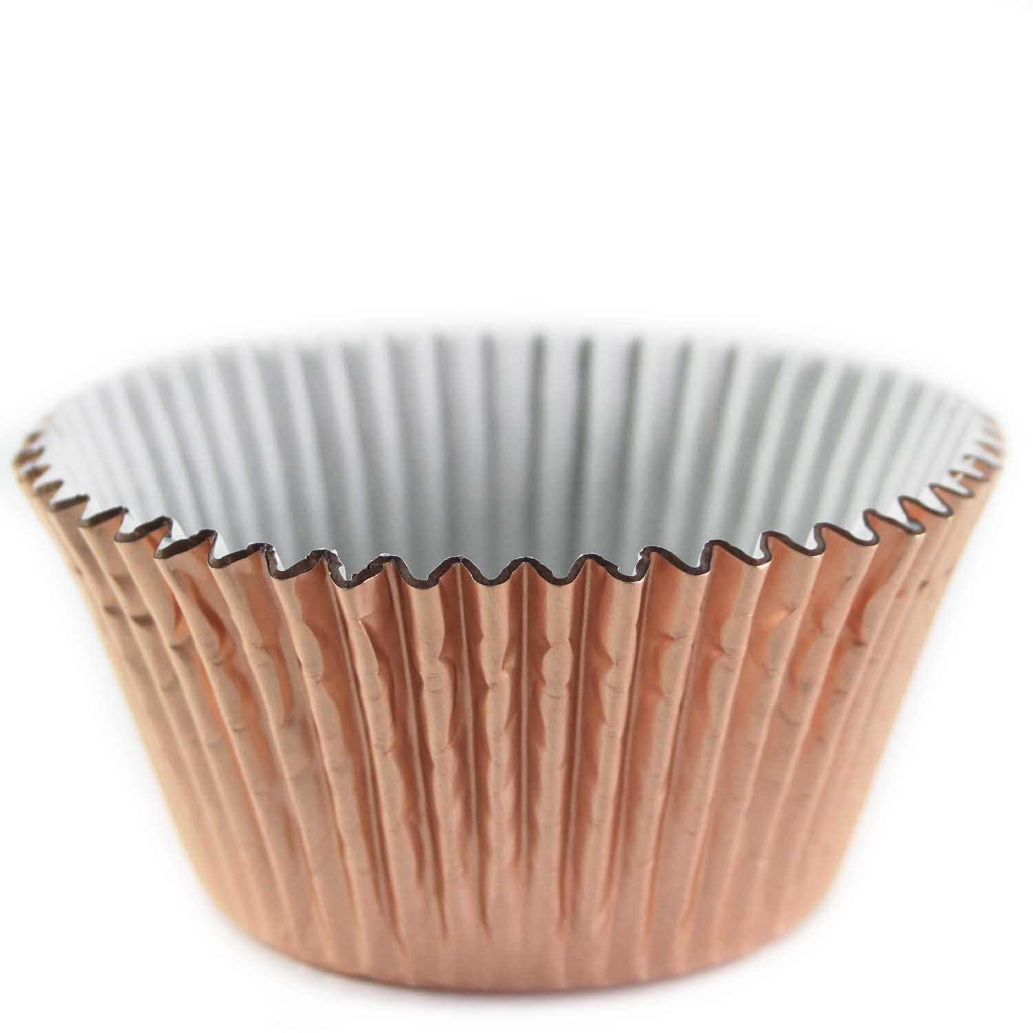 Rose Gold Foil Cupcake Wrapper