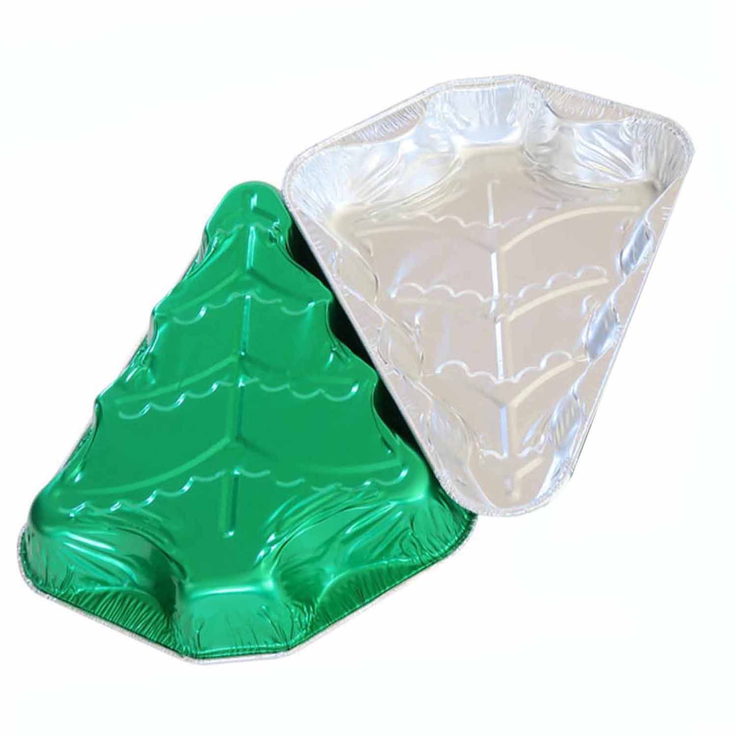 Christmas Tree Foil Pan with Dome Lid Country Kitchen SweetArt