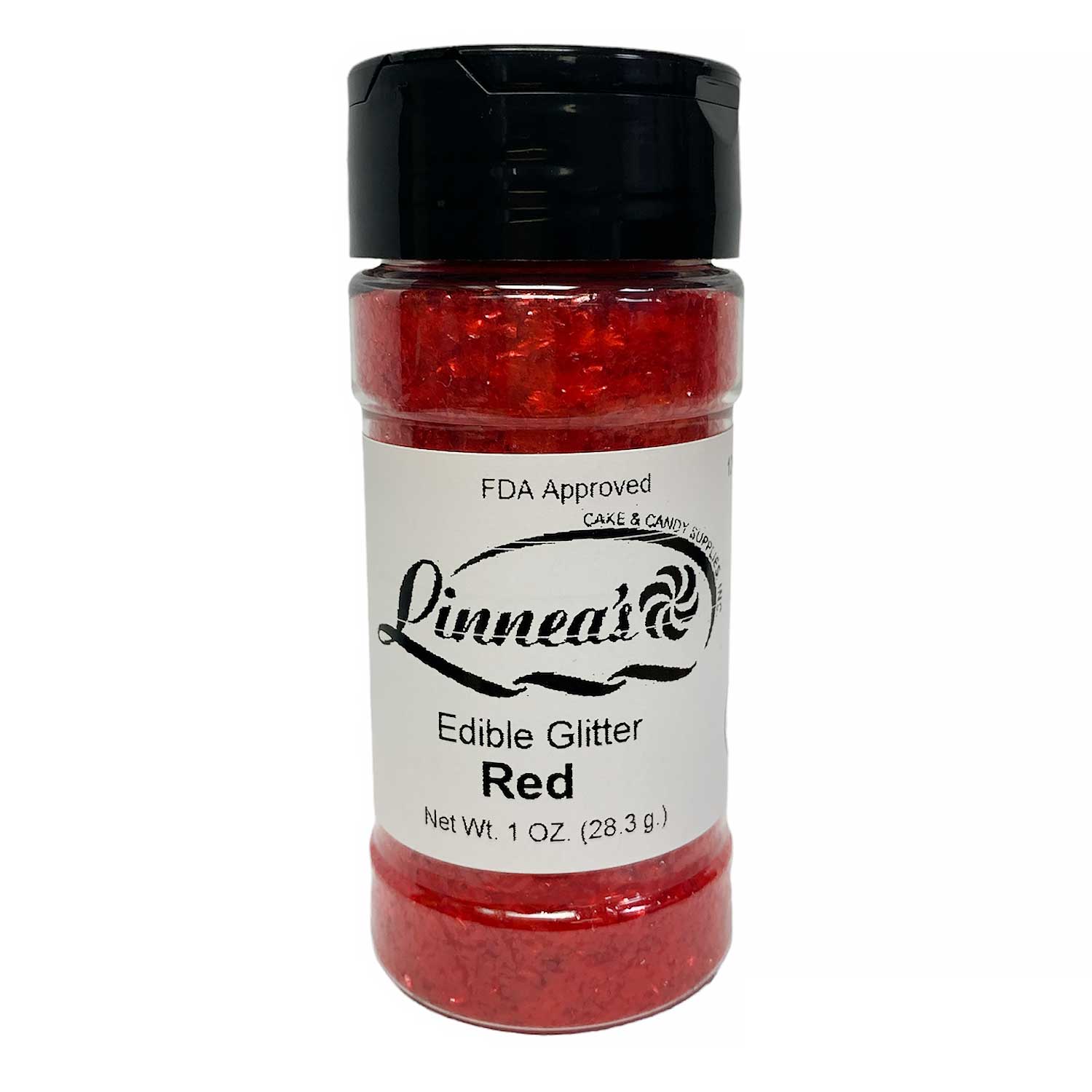 Red Edible Glitter 4 oz