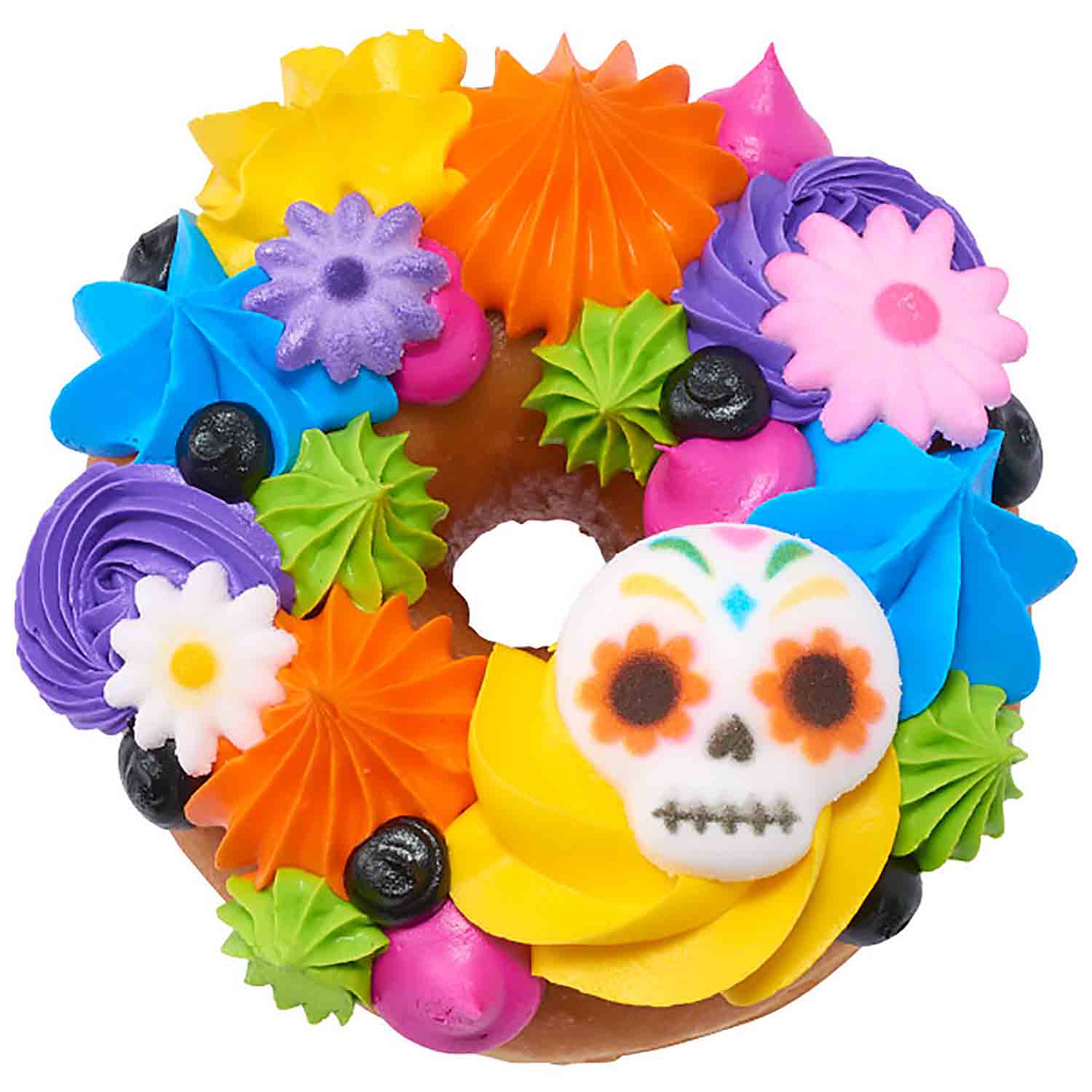 Day Of The Dead Skull Halloween Dish Drying Mat for Kitchen