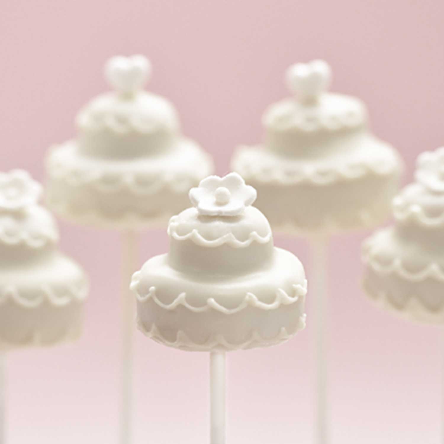  Sweet Creations Round Cake Pop Press Mold - Pink: Home & Kitchen