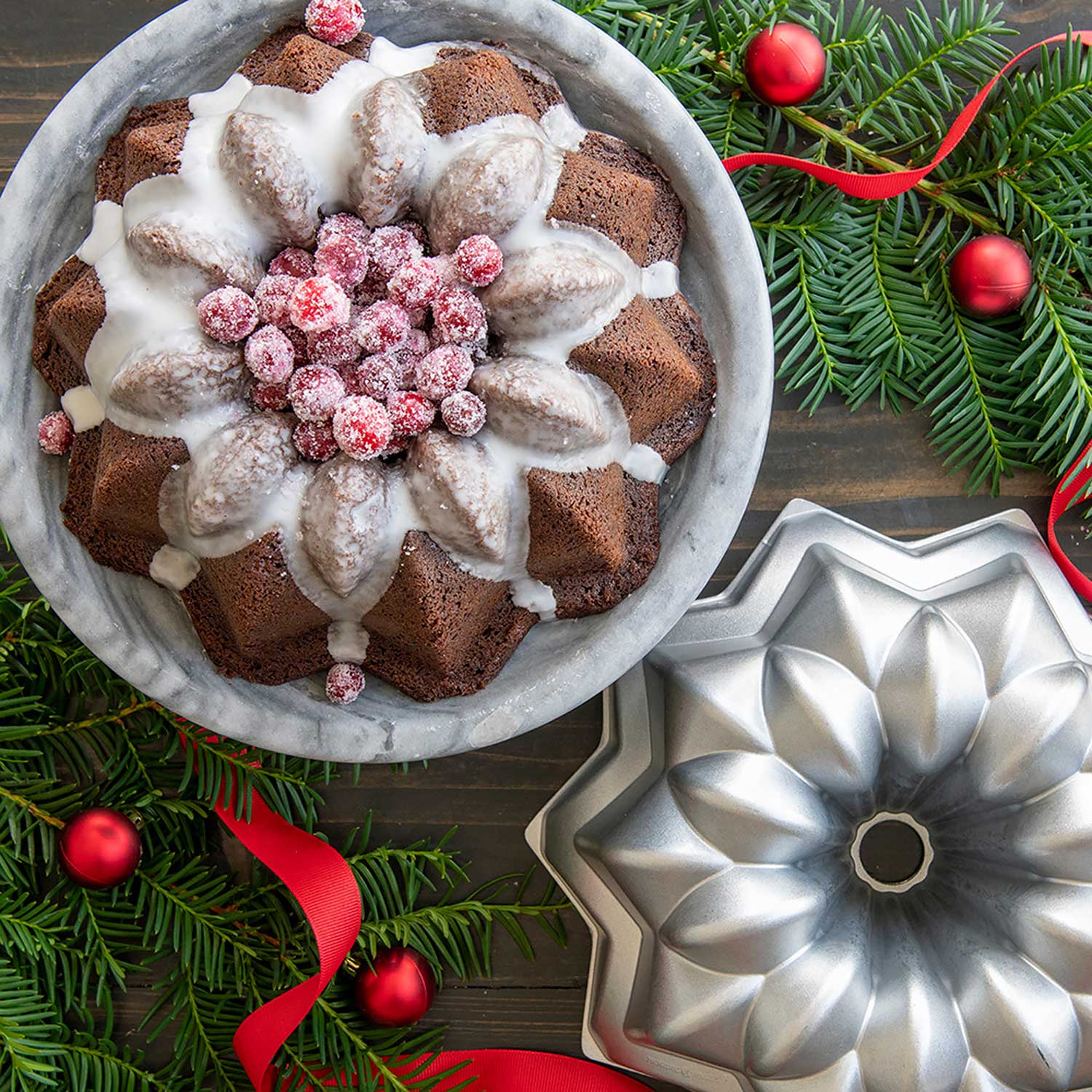 Nordic Ware Food Storage Containers - Translucent Bundt Cake