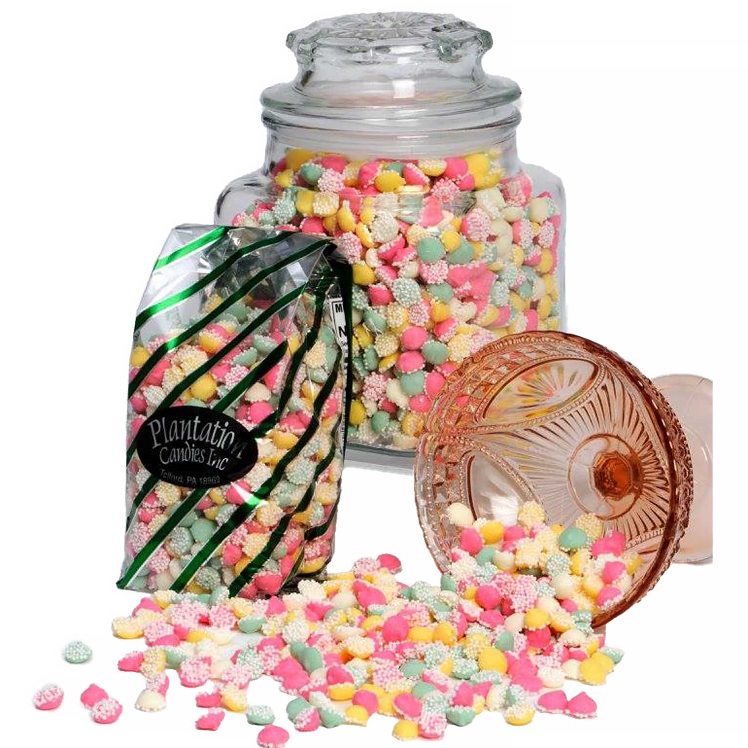 DIY Mason Jar Candy Pedestals  Easy Pastel Party Decorations