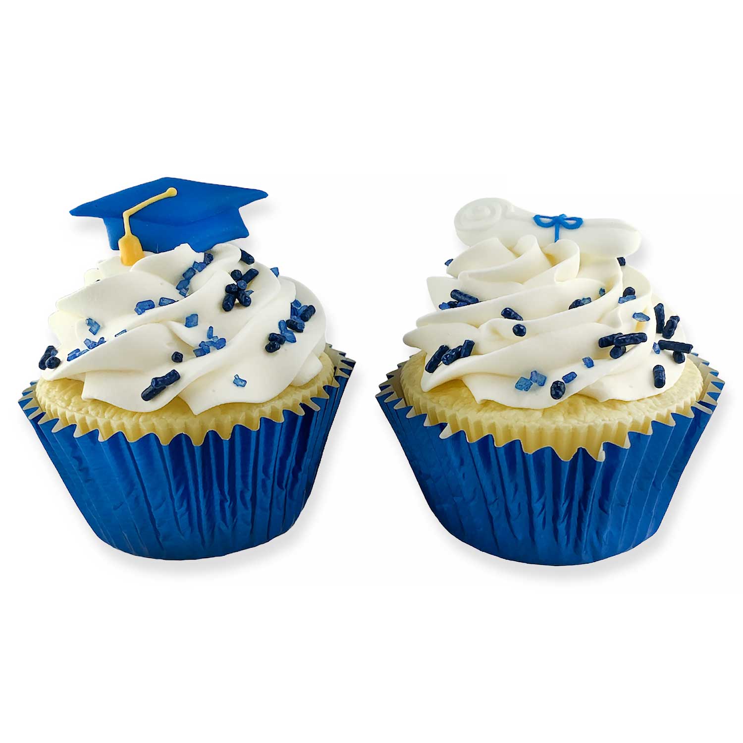 Valley Theme (Blue) Printed Grad Cap Topper