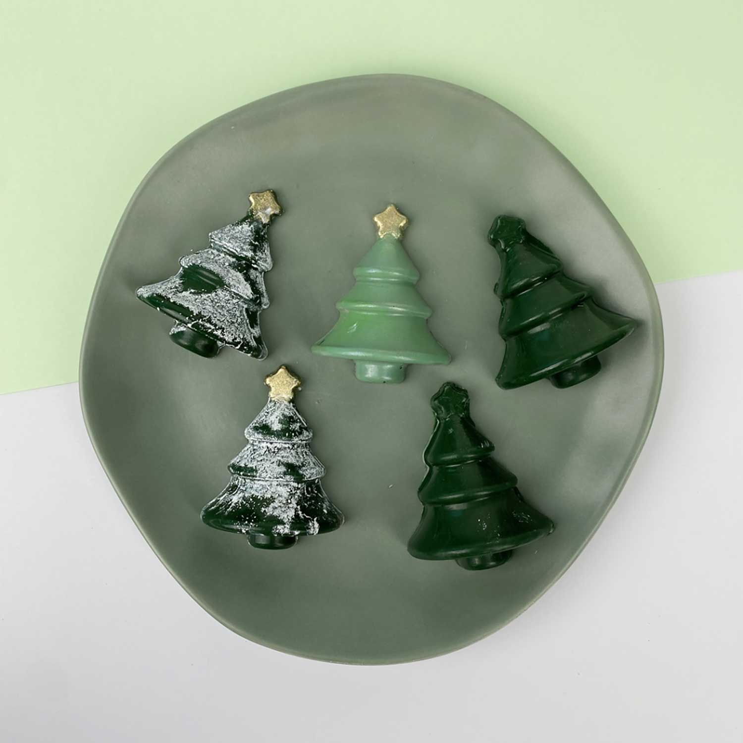 Christmas Tree Cake Pan 3D Silicone Christmas Baking Molds For Holiday  Partie